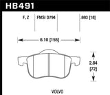 Hawk Hawk Performance Ceramic Street Brake Pads HB491Z.693