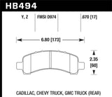 Hawk Hawk LTS Street Brake Pads HB494Y.670