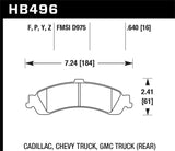 Hawk Hawk Performance Ceramic Street Brake Pads HB496Z.640
