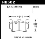 Hawk Hawk LTS Street Brake Pads HB502Y.606