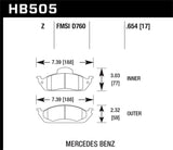 Hawk Hawk Performance Ceramic Street Brake Pads HB505Z.654