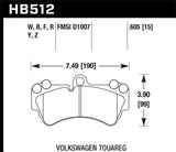 Hawk Hawk LTS Street Brake Pads HB512Y.605