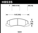 Hawk Hawk HPS Street Brake Pads HB535F.638