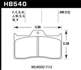 Hawk Hawk Volvo 142/145/164/240/242/244/245/262/265/1800 Blue 9012 Race Brake Pads HB204E.615