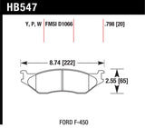 Hawk Hawk LTS Street Brake Pads HB547Y.798