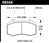 Hawk Hawk Miata Brembo / Renault Clio / Cobalt SS HP+ Street Front Brake Pads HB548N.510