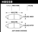 Hawk Hawk HPS Street Brake Pads HB558F.710