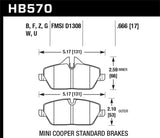 Hawk Hawk 07-10 Chevy Cobalt w/Brembo Front Calipers DTC-30 Front Race Pads HB548W.510