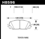 Hawk Hawk HPS Street Brake Pads HB596F.690