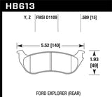 Hawk Hawk Performance Ceramic Street Brake Pads HB613Z.589
