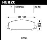 Hawk Hawk 07-10 Infiniti Q-56/Nissan Armada / 08-10 Nissan Titan LTS Street Front Brake Pads HB620Y.703