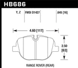 Hawk Hawk 10-12 Land Rover Range / 10-13 Land Rover Range Rover Sport LTS Street Rear Brake Pads HB686Y.645