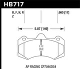 Hawk Hawk HP Plus AP Racing Brake Pads HB717N.660