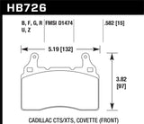Hawk Hawk DTC-80 13-16 BMW 328i Front Race Brake Pads HB748Q.723