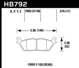 Hawk Hawk 15 Ford F-150 LTS Street Rear Brake Pads HB792Y.676