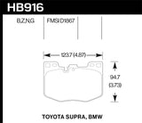 Hawk Hawk 2017 Ford Focus DTC-60 Race Front Brake Pads HB889G.550