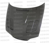Seibon 02-05 BMW E46 2dr GTR-Style Carbon Fiber Hood | HD0205BMWE462D-GTR