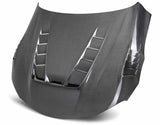 Seibon 2020+ Toyota GR Supra TV-Style Carbon Fiber Hood | HD20TYSUP-TV-DS