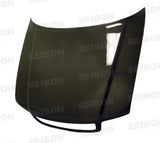 Seibon 96-01 Audi A4 (B5) OEM-Style Carbon Fiber Hood | HD9601AUA4-OE