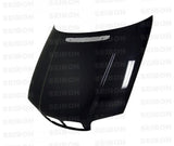 Seibon 7/99-5/02 BMW 3 Series 2dr (E46) OEM-Style Carbon Fiber Hood | HD9902BMWE462D-OE
