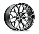 Vossen 24x10" / 5x120 / et32 / cb72.56 Vossen HF-2 24" 5x120 Wheel in Brushed Gloss Black HF2-4B61