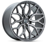 Vossen 20x10 et45 / 5x120 / cb72.56 Vossen HF2 20" 5x120 Tinted Matte Gunmetal HF2-0B04