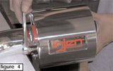 Injen Injen Aluminum Air Filter Heat Shield Universal Fits 2.50 2.75 3.00 Polished HS5000P