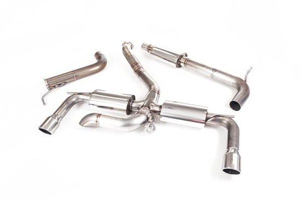HPA Competition w/o Center Muffler / Polished HPA Motorsports 3" Cat-Back Exhaust - Mk7 | GTI HVA-257-COMP