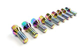 Aodhan Lug Bolts - 14x1.25 - Conical - Neo Chrome - Set of 20 | AHLB5514125NC