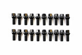 Aodhan Aodhan Lug Bolts - 14x1.25 - Conical - Black - Set of 20 AHLB5514125BK