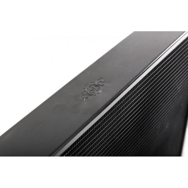 CSF Front Mount Triple-Pass Heat Exchanger w/Rock Guard - Black - BMW B58/ B48