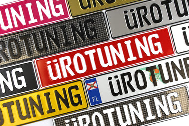 UroTuning Swag "ÜROTUNING" EEC German UroTuning European License Plate Uro_Plate_German