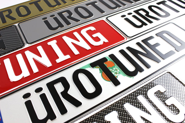 Urotuning Sticker UroTuning European License Plates