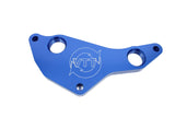 Vargas Turbo Technologies '-10 AN Fittings / Blue Vargas Turbo Technologies Oil Block Off Plate VTT-OILPLATE-1-10-AN-FITTINGS-BLU