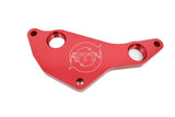 Vargas Turbo Technologies '-10 AN Fittings / Red Vargas Turbo Technologies Oil Block Off Plate VTT-OILPLATE-1-10-AN-FITTINGS-RED
