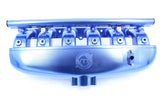 Vargas Turbo Technologies Blue Vargas Turbo Technologies N54 Billet Center Feed Intake Manifold VTT-CENTERFEED-BLUE