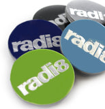 Radi8 Wheels Lime Green and Silver Radi8 Limited Edition Center Caps (Varying Styles and Colors) RADI8-CAP-LG-S