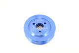 Vargas Turbo Technologies Blue Vargas Turbo Technologies Billet Power Steering Pulley - BMW / N5X / E88 / E82 / E9x / 135i / 335i VTT-N54-PS-PULLEY-BLUE