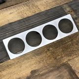 Aluminum Center Vent Gauge Panels - E30 | ALCVGP30