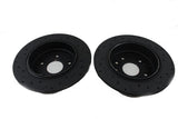 Hawk Hawk Talon 2002 Honda CR-V Cross Drilled & Slotted Rotors (Rear) (SCRATCH AND DENT) HKC5345-572Y-SND