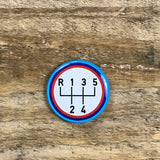 Condor Speed Shop White Motorsports Style 5 Speed Condor Weighted "Tall" Shift Knob TALL-WHTMS5SPD