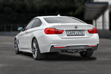 Capristo BMW 428i - Valved Exhaust with Middle Silencer and Skirt Diffuser (CES3) 02BM02103003