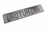 UroTuning Swag "ÜROTUNING" Black/Carbon Fiber UroTuning European License Plate Uro_Plate_Carbon_Black