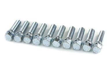 UroTuning Kits Chrome Bolt Kit - Cone Seat 14x1.5 - 50mm (Set of 10) Bolt-Kit-14x1-5-Cone-50mm-x10