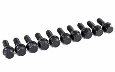 Bolt Kit in Black - Cone Seat 12x1.5 - 35mm (Set of 10)