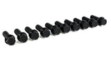 Set of 10 | Lug Bolt Cone Seat (Black) 14x1.25 - 35mm
