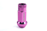 Muteki Pink Lug Nut Set - 12x1.50 - Cone - 48mm - Open End - w/ Tool 32906K