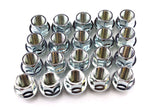 Velt Sport Lug Nut - Open Ended - Cone - 14x1.25 - Silver (set of 20) VELT-LNOEC20-14125