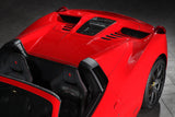 Capristo Ferrari 458 Spider - Carbon and Glass Bonnet (Primed Top/Gloss Bottom) 03FE004100062L