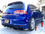 FSPE Gloss Black FS Performance Engineering Side Extensions - VW Mk7 Golf R FSPEVW001G